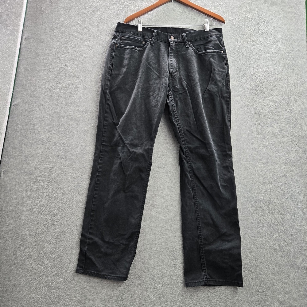Levi's 541 Men Jeans 34X32 Black Denim Tapered Athletic Fit 29"‎